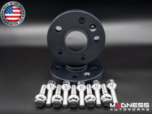 FIAT 500L Wheel Spacers - MADNESS - 16mm - set of 2 w/ extended bolts
